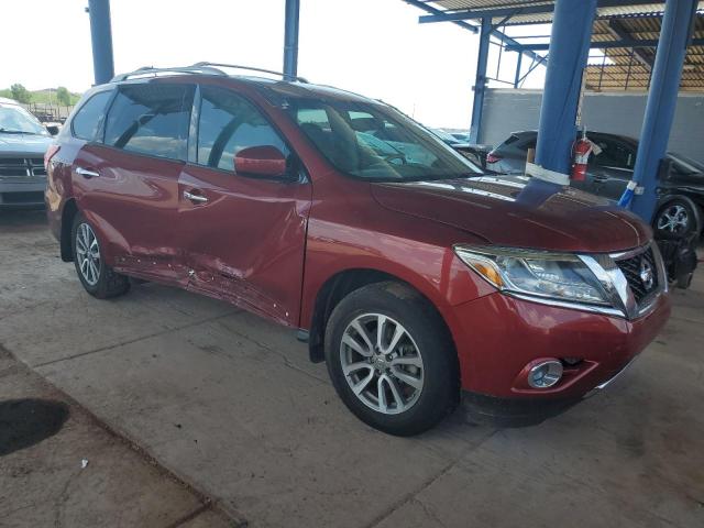 5N1AR2MN7DC615852 - 2013 NISSAN PATHFINDER S برغندي صورة 4