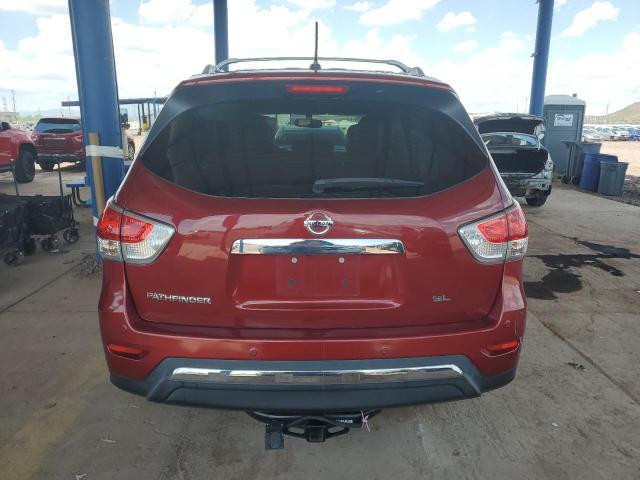 5N1AR2MN7DC615852 - 2013 NISSAN PATHFINDER S برغندي صورة 6