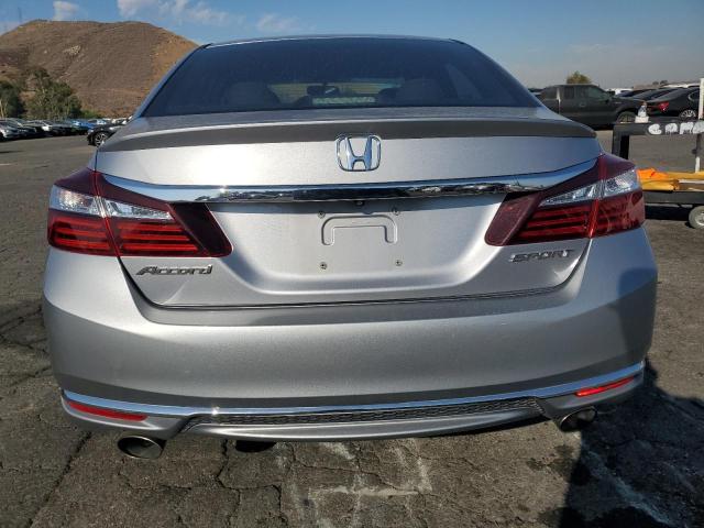 1HGCR2F57GA227094 - 2016 HONDA ACCORD SPORT SILVER photo 6