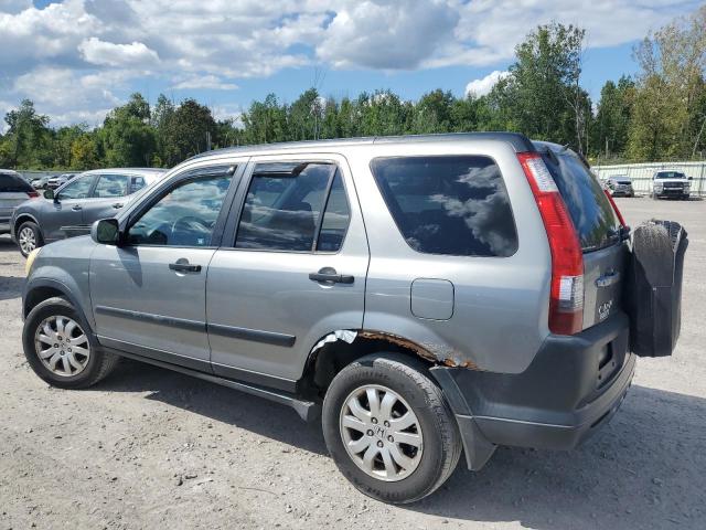JHLRD78886C025771 - 2006 HONDA CR-V EX GRAY photo 2