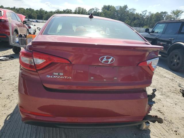 5NPE24AF8FH182651 - 2015 HYUNDAI SONATA SE RED photo 6