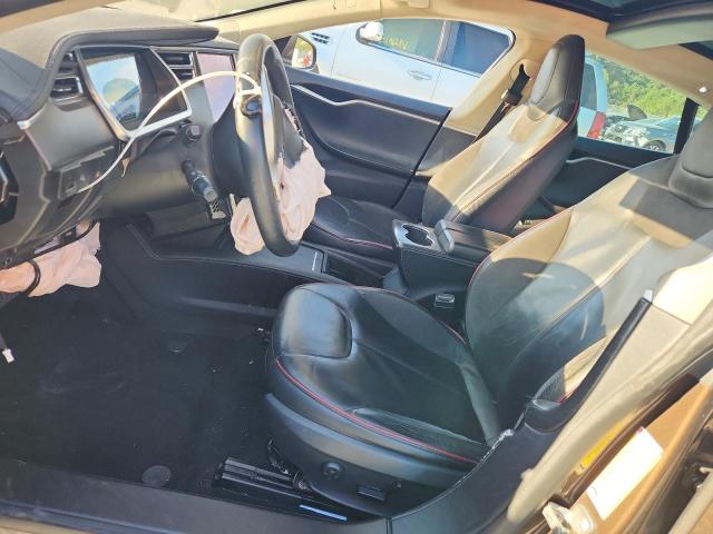 5YJSA1CP9DFP07397 - 2013 TESLA MODEL S Коричневий фото 7