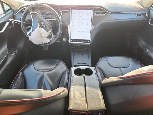 5YJSA1CP9DFP07397 - 2013 TESLA MODEL S Коричневий фото 8