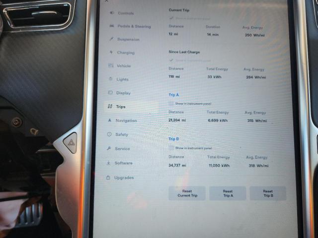 5YJSA1CP9DFP07397 - 2013 TESLA MODEL S Коричневий фото 9