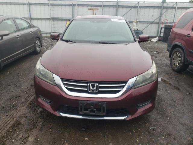 1HGCR2F83DA171550 - 2013 HONDA ACCORD EXL BURGUNDY photo 5