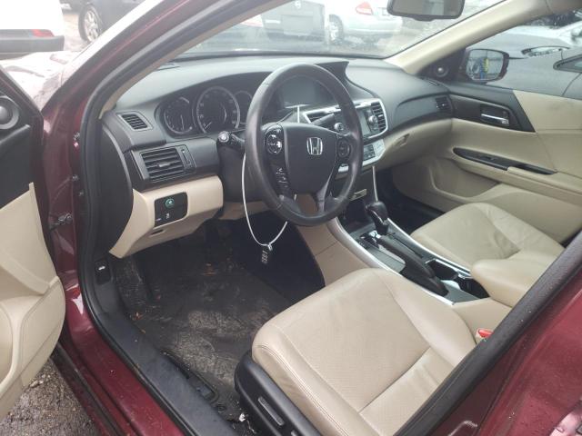 1HGCR2F83DA171550 - 2013 HONDA ACCORD EXL BURGUNDY photo 7