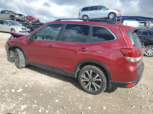 JF2SKAUC3KH404705 - 2019 SUBARU FORESTER LIMITED MAROON photo 2