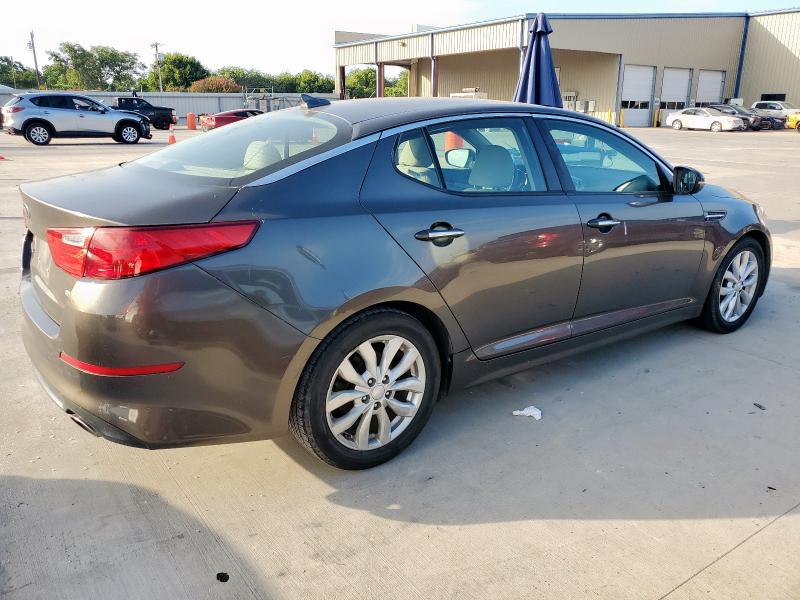 5XXGM4A73FG399600 - 2015 KIA OPTIMA LX Brązowy zdjęcie 3