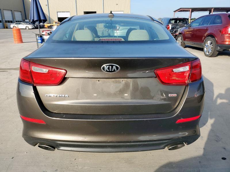5XXGM4A73FG399600 - 2015 KIA OPTIMA LX Brązowy zdjęcie 6