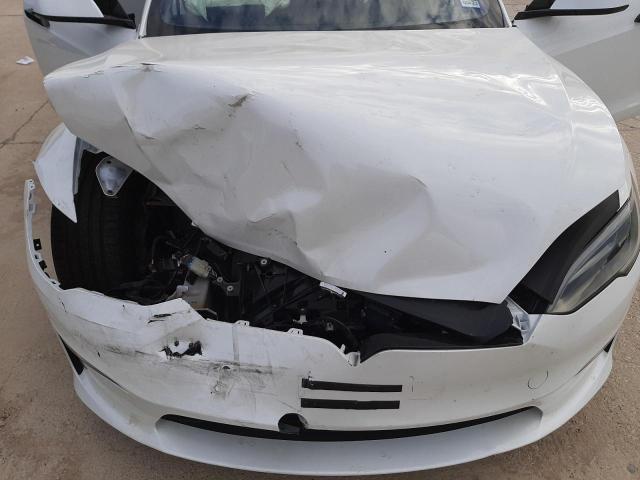 5YJSA1E62NF477062 - 2022 TESLA MODEL S Սպիտակ լուսանկար 11