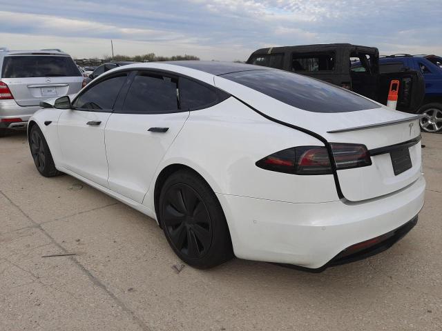 5YJSA1E62NF477062 - 2022 TESLA MODEL S Սպիտակ լուսանկար 2