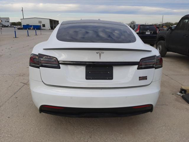 5YJSA1E62NF477062 - 2022 TESLA MODEL S Սպիտակ լուսանկար 6