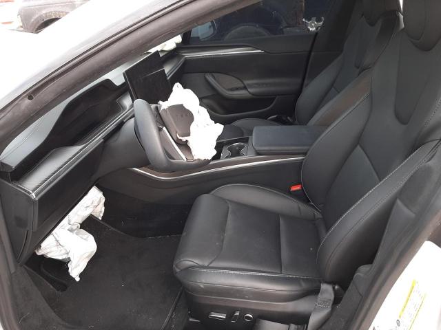 5YJSA1E62NF477062 - 2022 TESLA MODEL S Սպիտակ լուսանկար 7