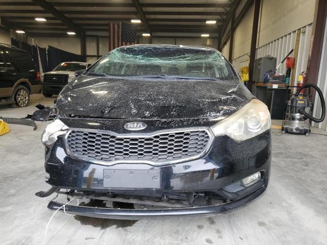 KNAFX4A81E5162812 - 2014 KIA FORTE EX BLACK photo 5