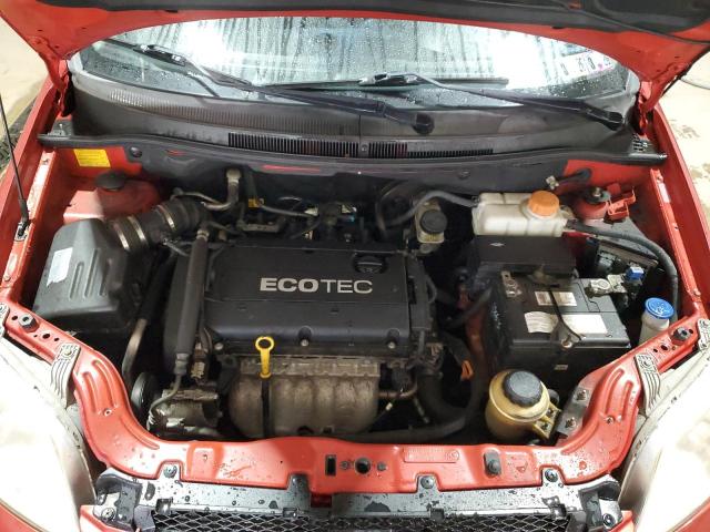 KL1TD5DE5BB140970 - 2011 CHEVROLET AVEO LS RED photo 11