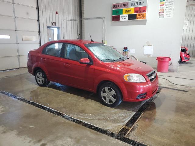 KL1TD5DE5BB140970 - 2011 CHEVROLET AVEO LS RED photo 4
