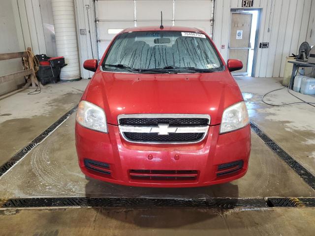 KL1TD5DE5BB140970 - 2011 CHEVROLET AVEO LS RED photo 5