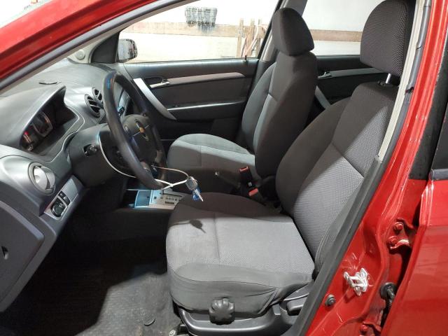 KL1TD5DE5BB140970 - 2011 CHEVROLET AVEO LS RED photo 7