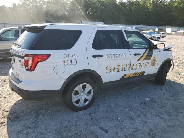 1FM5K8AR2JGC44099 - 2018 FORD EXPLORER POLICE INTERCEPTOR 白色 照片 3