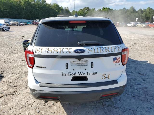 1FM5K8AR2JGC44099 - 2018 FORD EXPLORER POLICE INTERCEPTOR 白色 照片 6