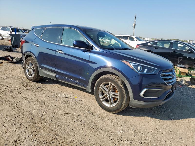 5XYZT3LB9JG573343 - 2018 HYUNDAI SANTA FE S BLUE photo 4