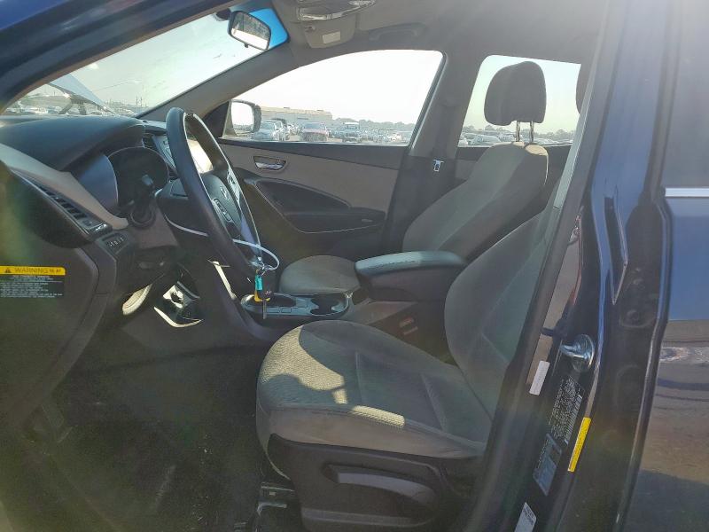 5XYZT3LB9JG573343 - 2018 HYUNDAI SANTA FE S BLUE photo 7