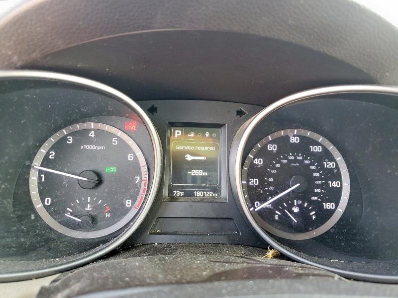 5XYZT3LB9JG573343 - 2018 HYUNDAI SANTA FE S BLUE photo 9