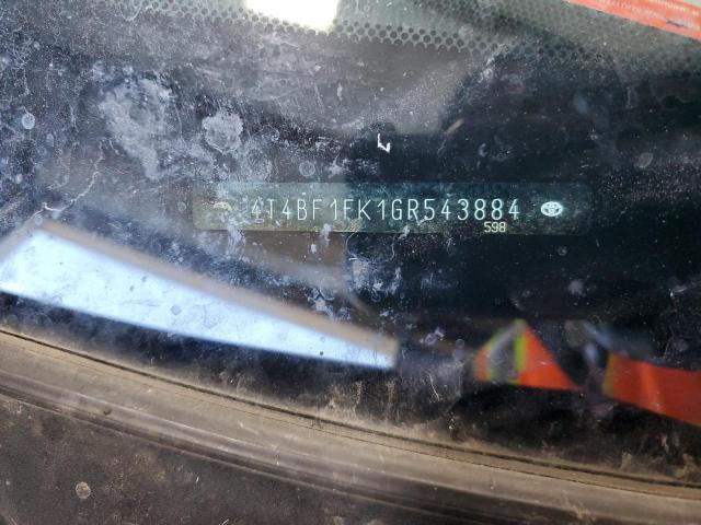 4T4BF1FK1GR543884 - 2016 TOYOTA CAMRY LE SILVER photo 12