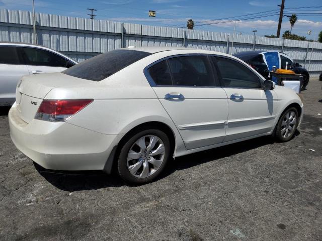 1HGCP36828A027540 - 2008 HONDA ACCORD EXL WHITE photo 3