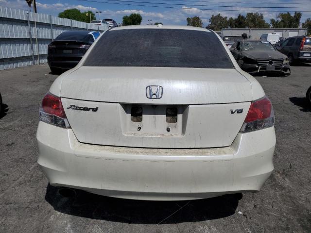 1HGCP36828A027540 - 2008 HONDA ACCORD EXL WHITE photo 6