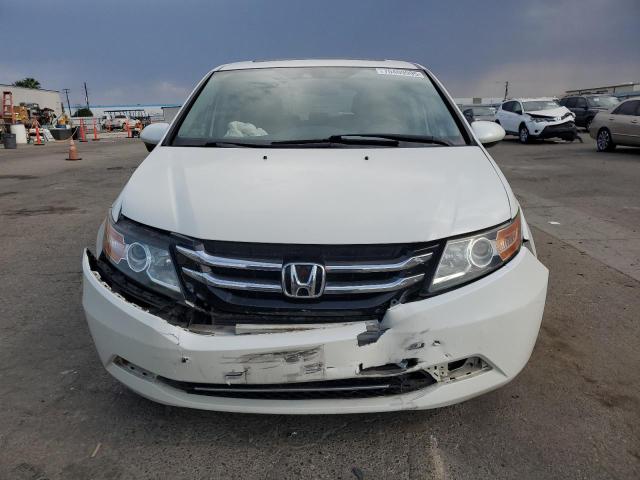 5FNRL5H6XFB096847 - 2015 HONDA ODYSSEY EXL WHITE photo 5