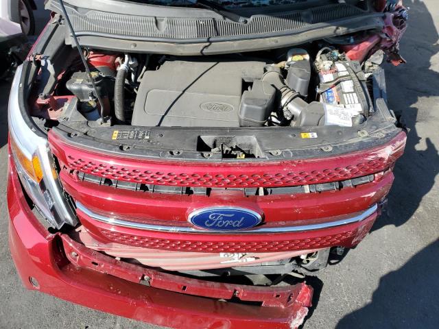 1FM5K7F85FGC06268 - 2015 FORD EXPLORER LIMITED 红色 照片 12
