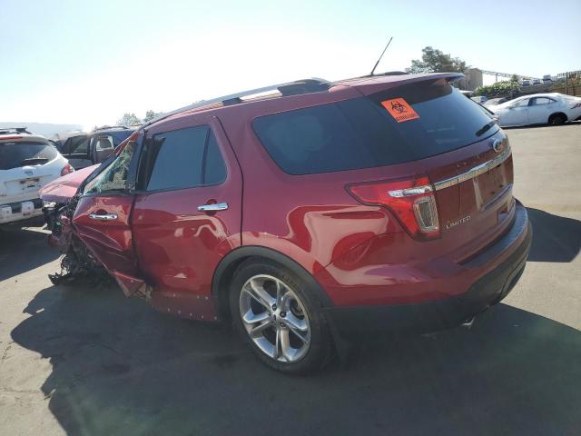 1FM5K7F85FGC06268 - 2015 FORD EXPLORER LIMITED 红色 照片 2
