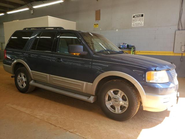 1FMFU18575LB03129 - 2005 FORD EXPEDITION EDDIE BAUER Azul foto 4
