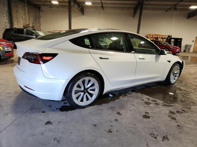 5YJ3E1EA3NF369563 - 2022 TESLA MODEL 3 Սպիտակ լուսանկար 3