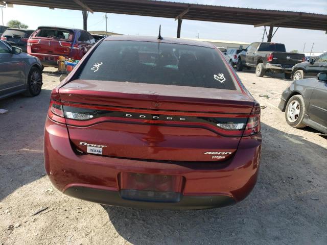 1C3CDFDH2FD299906 - 2015 DODGE DART SE AERO RED photo 6