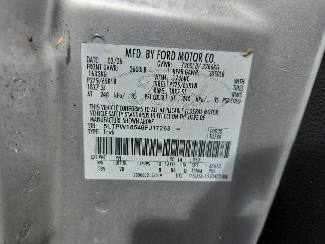 5LTPW18546FJ17263 - 2006 LINCOLN MARK LT GRAY photo 13