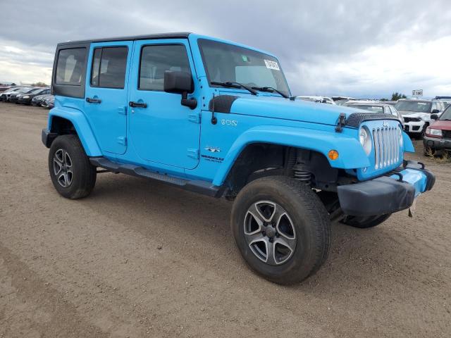 1C4HJWEG1HL751188 - 2017 JEEP WRANGLER U SAHARA Mavi foto 4