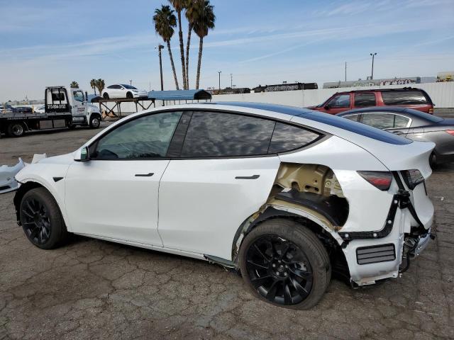 7SAYGDEE8NF509291 - 2022 TESLA MODEL Y WHITE photo 2