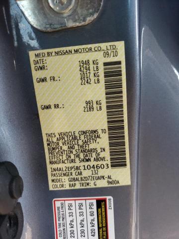 1N4AL2EP5BC104603 - 2011 NISSAN ALTIMA S BLUE photo 12