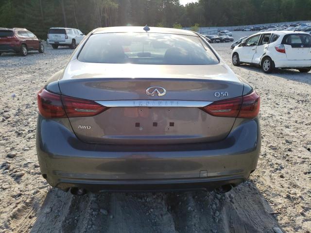 JN1EV7AR8JM435603 - 2018 INFINITI Q50 LUXE GRAY photo 6