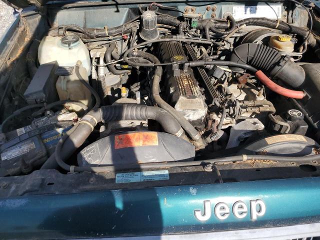 1J4FJ68S5SL514616 - 1995 JEEP CHEROKEE SPORT Turkusowy zdjęcie 12