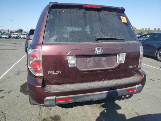 5FNYF18558B031765 - 2008 HONDA PILOT EXL MAROON photo 6