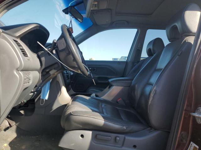 5FNYF18558B031765 - 2008 HONDA PILOT EXL MAROON photo 7