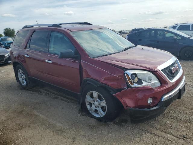 1GKLVLED0AJ211551 - 2010 GMC ACADIA SLE RED photo 4
