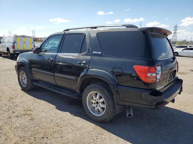 5TDZT38A23S143823 - 2003 TOYOTA SEQUOIA LIMITED BLACK photo 2