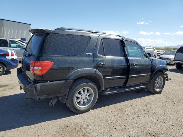 5TDZT38A23S143823 - 2003 TOYOTA SEQUOIA LIMITED BLACK photo 3