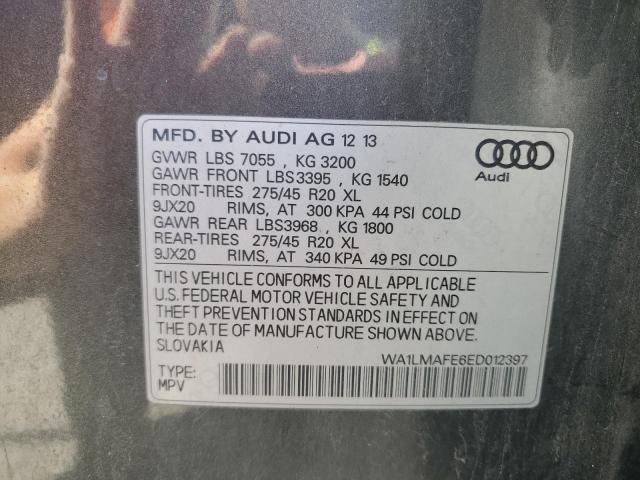 WA1LMAFE6ED012397 - 2014 AUDI Q7 PREMIUM PLUS 灰色 照片 13