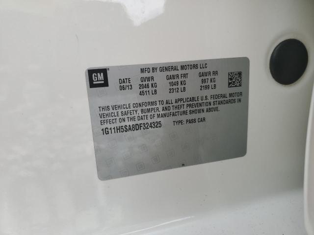 1G11H5SA8DF324325 - 2013 CHEVROLET MALIBU LTZ 白色 照片 12