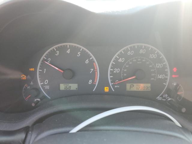 2T1BU4EEXBC573716 - 2011 TOYOTA COROLLA BASE ვერცხლისფერი ფოტო 9